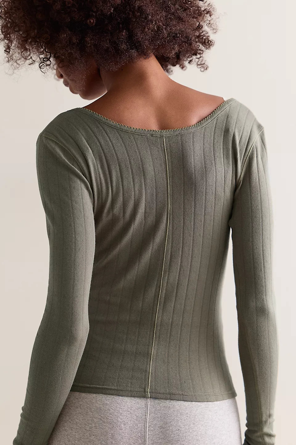 End Game Pointelle Long Sleeve